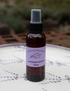 Teatrick Lavender Estate lavender water spray 100ml bottle made from natural lavender.