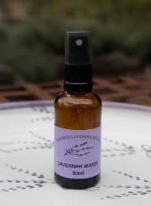 Teatrick Lavender Estate lavender water spray bottle made with natural lavender